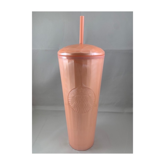 NEW Starbucks Blush Pink/ Peach Tumbler π